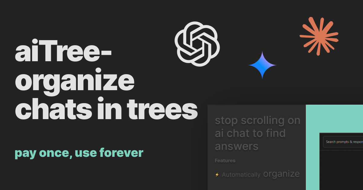aiTree - Visualize & Organize Your AI Chat Conversations
